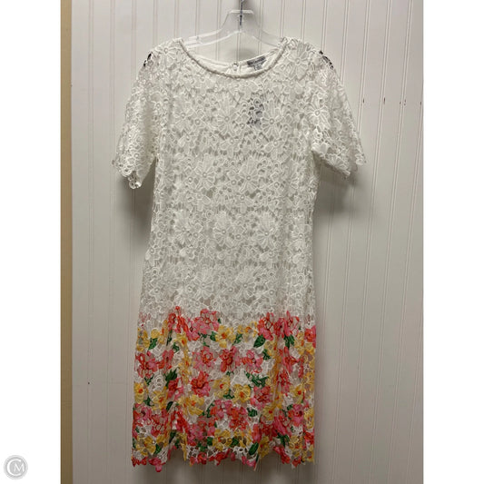 Dress Casual Short By Nina Leonard In White, Size: L