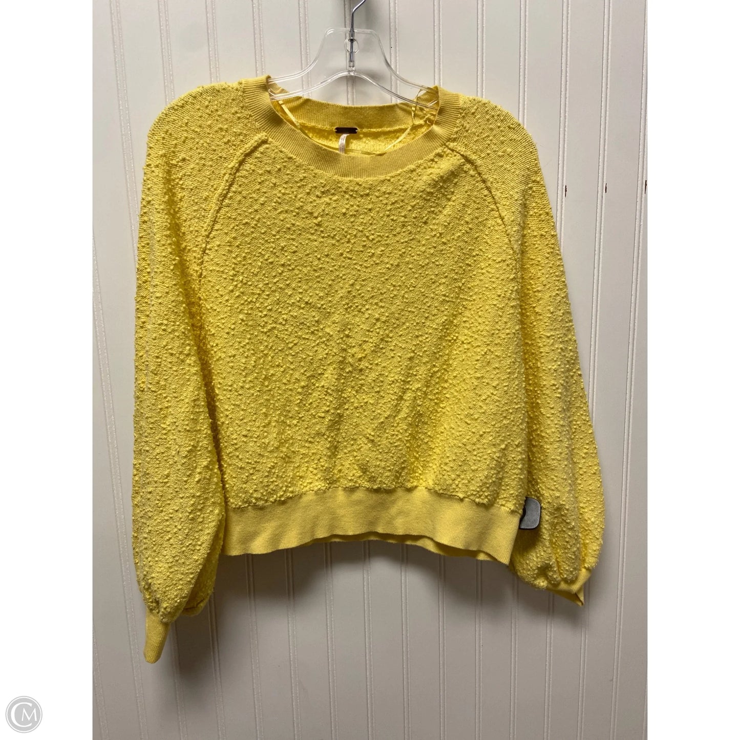 Sweater By Free People In Yellow, Size: Xs