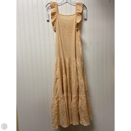 Dress Casual Maxi By Free People In Orange, Size: Xs