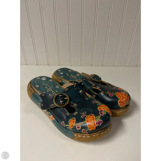 Shoes Flats By Cmf In Floral Print, Size: 8.5