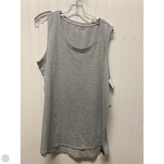 Top Sleeveless Basic By Soft Surroundings In Grey, Size: Xl