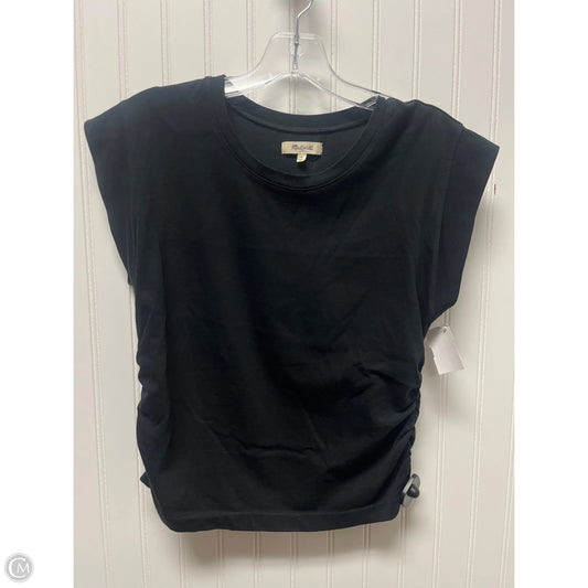 Top Short Sleeve Basic By Madewell In Black, Size: S