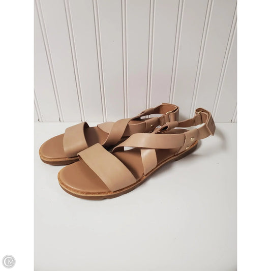 Sandals Flats By Sorel In Beige, Size: 10