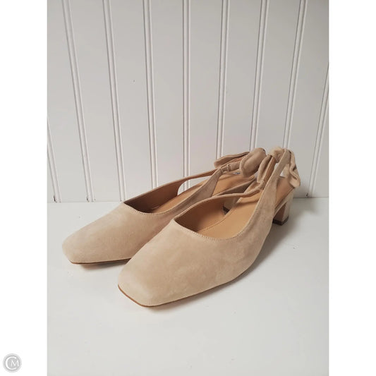 Shoes Heels Block By Clothes Mentor In Beige, Size: 10