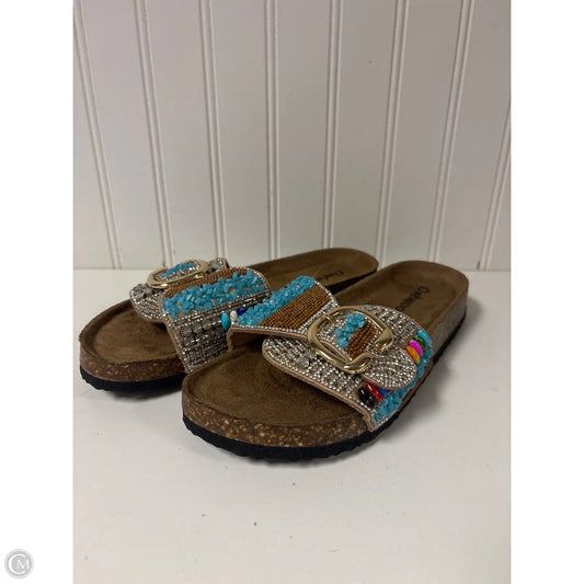 Sandals Flats By Cmc In Multi-colored, Size: 6