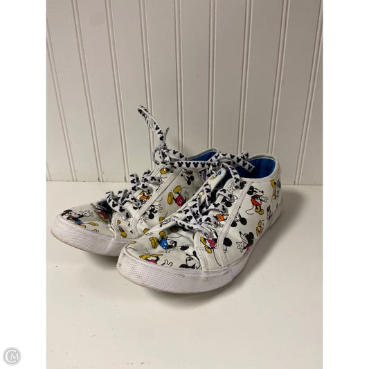 Shoes Sneakers By Disney Store In White, Size: 10