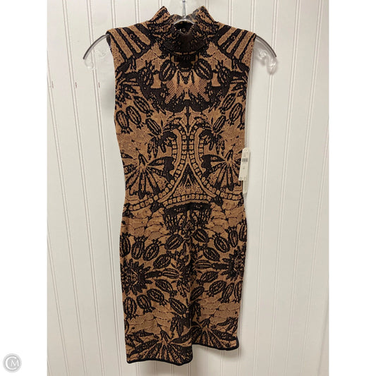 Dress Party Short By Anthropologie In Brown, Size: Xxs