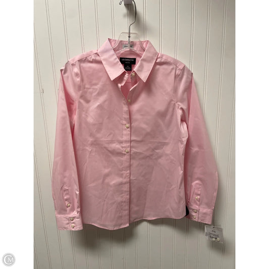 Top Long Sleeve Basic By Liz Claiborne In Pink, Size: Sp