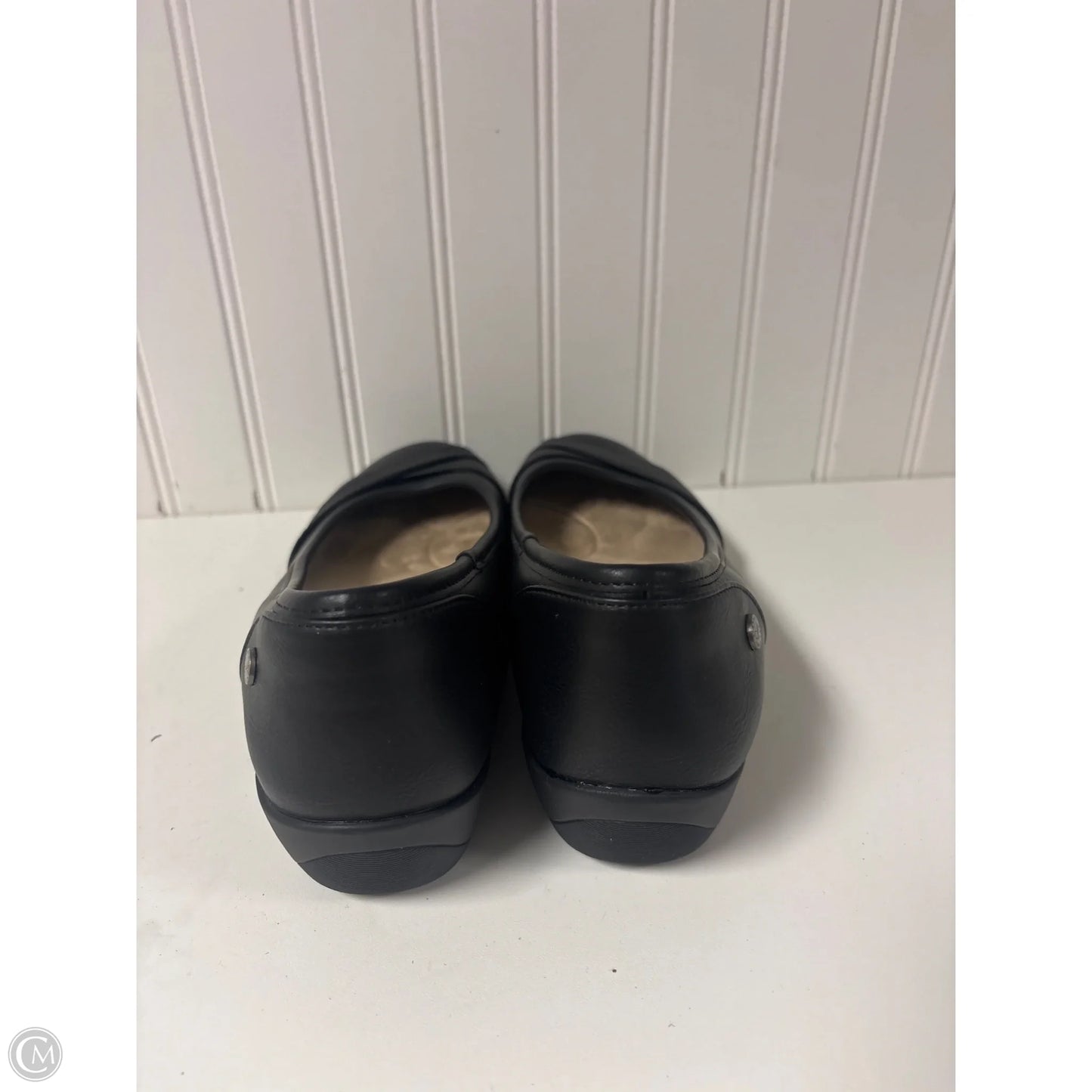 Shoes Heels Wedge By Clothes Mentor In Black, Size: 9