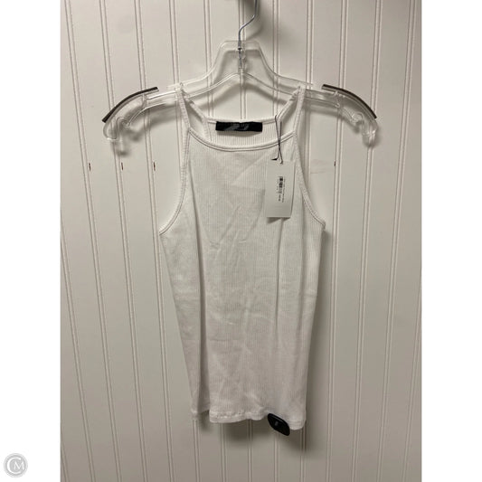 Top Sleeveless Basic By Clothes Mentor In White, Size: M