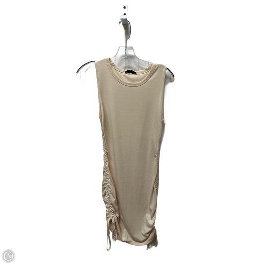 Dress Casual Midi By Clothes Mentor In Cream, Size: M
