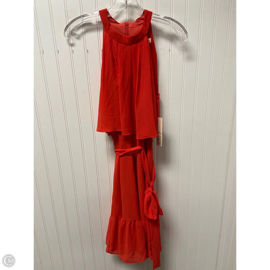 Dress Casual Short By Eliza J In Red, Size: M