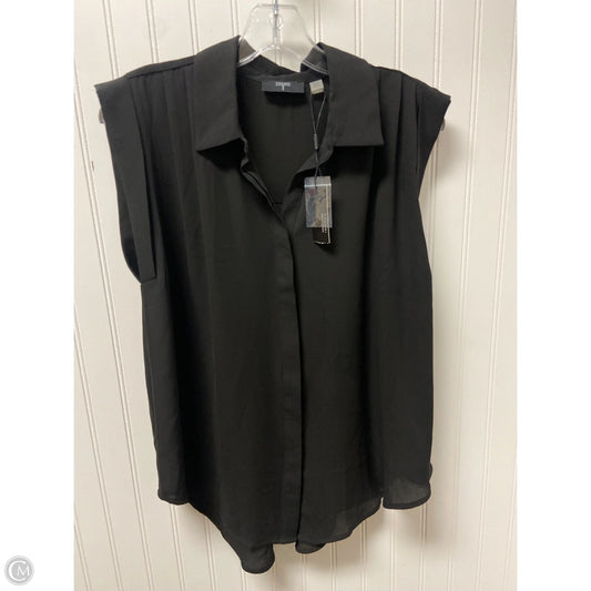 Top Sleeveless By Tahari By Arthur Levine In Black, Size: M