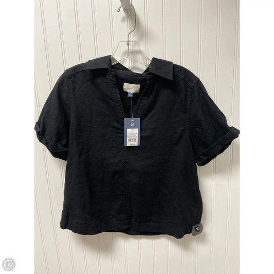 Top Short Sleeve By Universal Thread In Black, Size: Xs