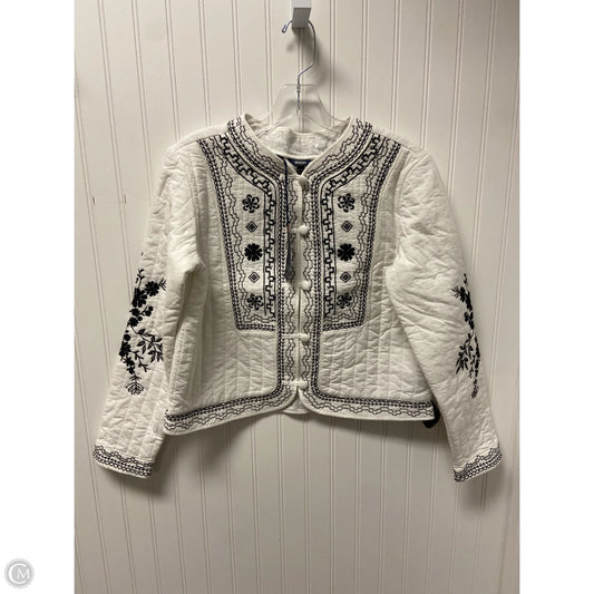 Jacket Shirt By Buffalo David Bitton In Black & White, Size: Xs