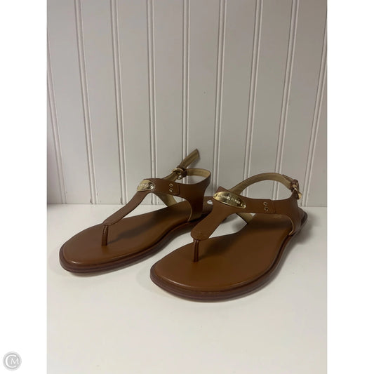 Sandals Designer By Michael Kors In Tan, Size: 7.5