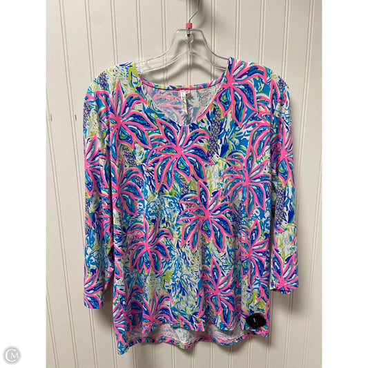 Top Long Sleeve By Clothes Mentor In Multi-colored, Size: L
