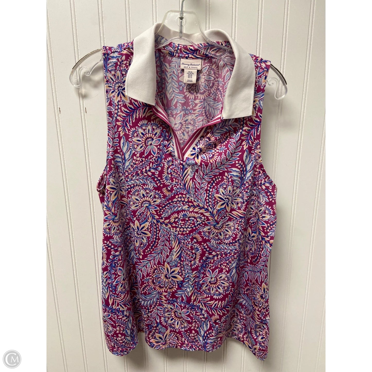 Athletic Tank Top By Tommy Bahama In Purple, Size: Xl