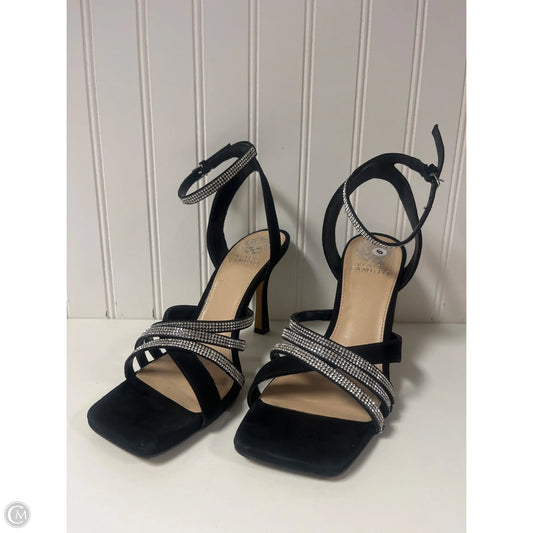 Sandals Heels Stiletto By Vince Camuto In Black, Size: 9