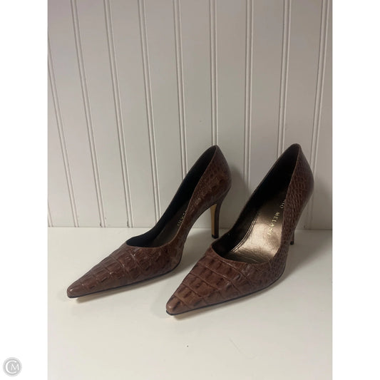 Shoes Heels Stiletto By Gianni Bini In Brown, Size: 8