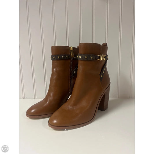 Boots Designer By Michael Kors In Tan, Size: 7