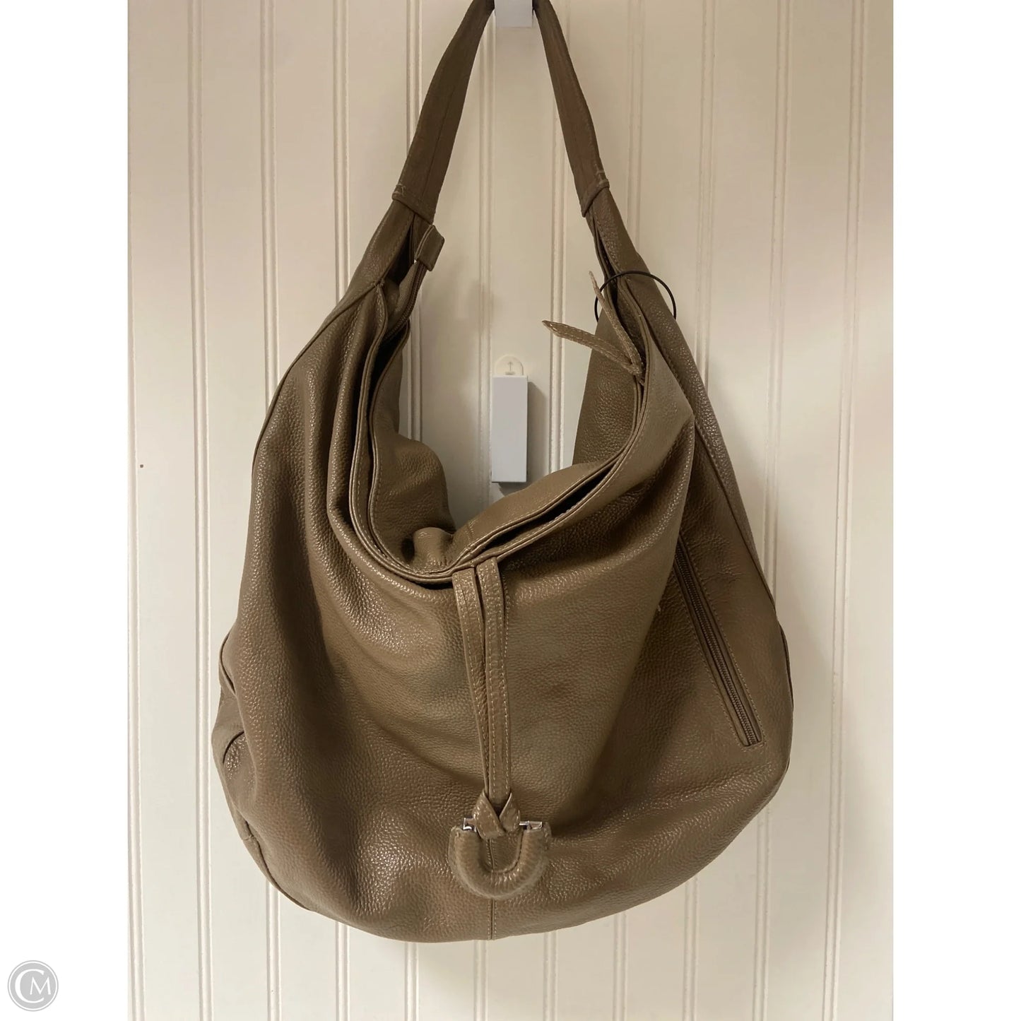 Handbag Leather By Clothes Mentor, Size: Large