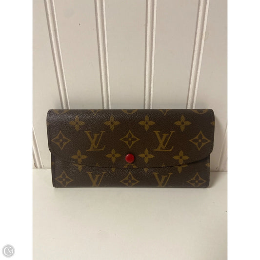 Wallet Luxury Designer By Louis Vuitton, Size: Large