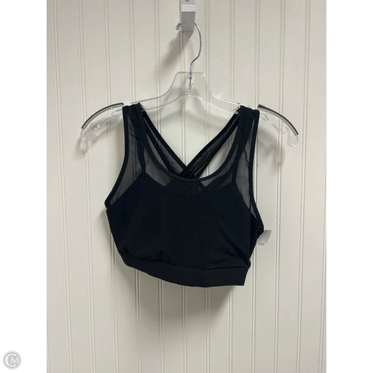 Athletic Bra By Fabletics In Black, Size: S