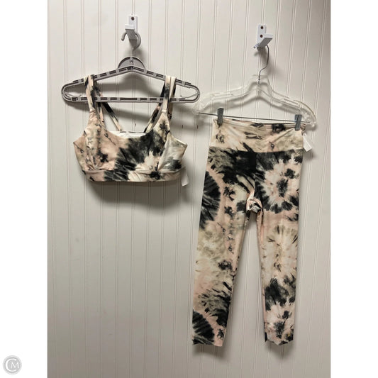 Athletic Pants 2pc By Clothes Mentor In Green & Pink, Size: M