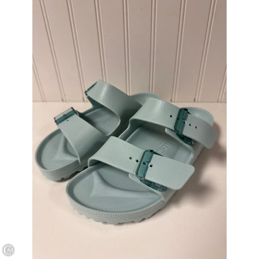Sandals Flats By Birkenstock In Blue, Size: 7