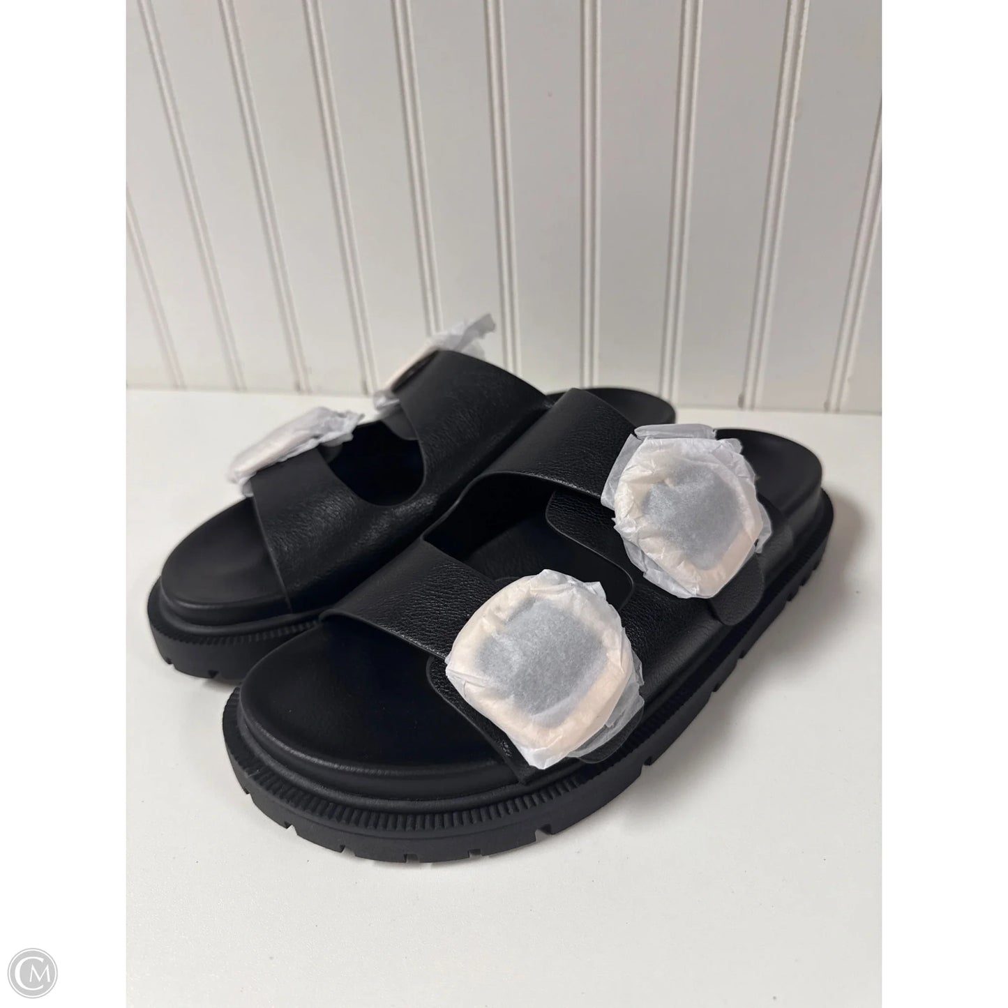 Sandals Flats By Mia In Black, Size: 8.5