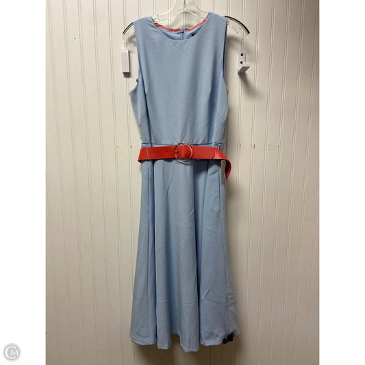 Dress Party Midi By Vince Camuto In Blue & Pink, Size: M