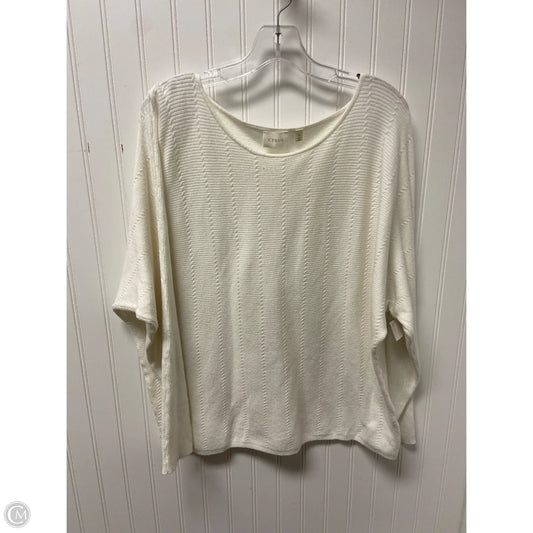Sweater By Cyrus Knits In Cream, Size: Xl