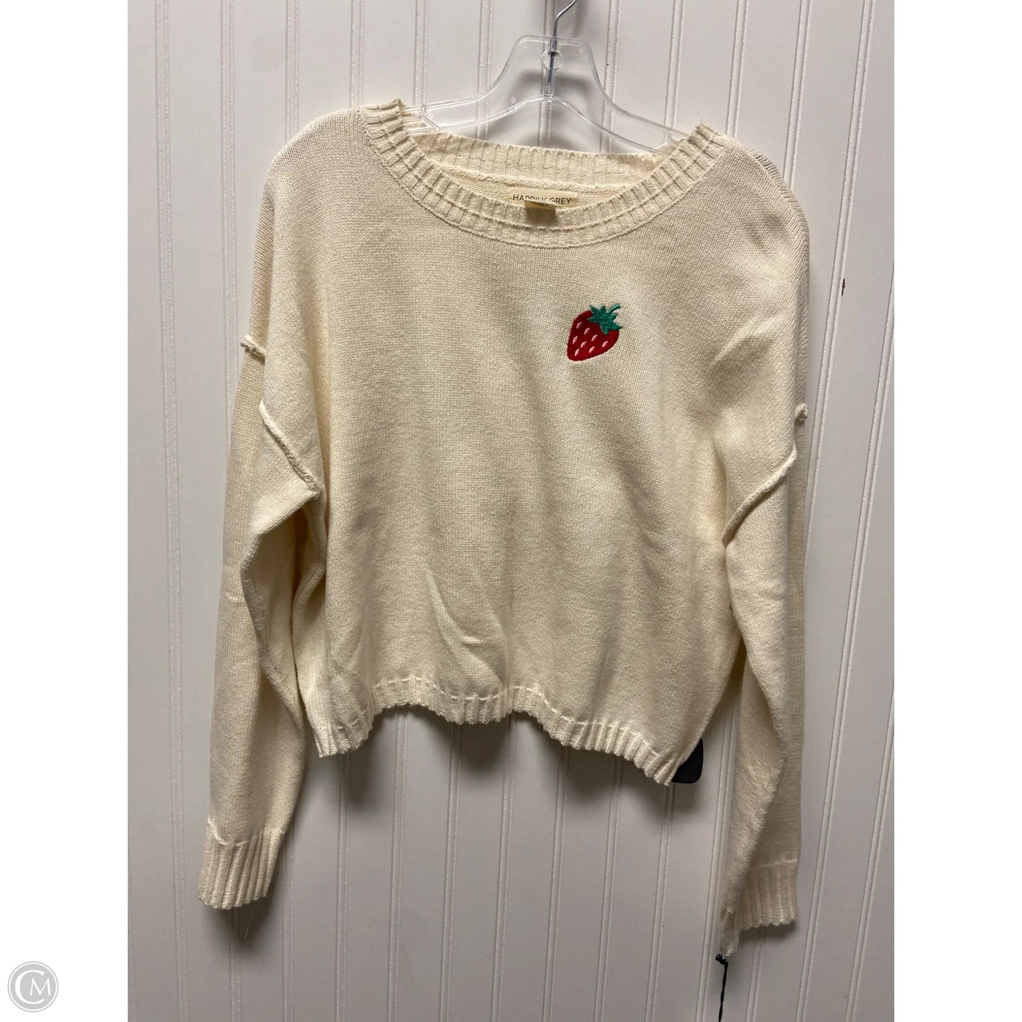 Sweater By Clothes Mentor In Beige, Size: M