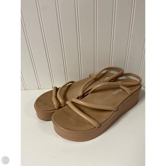 Sandals Flats By Anne Klein In Beige, Size: 8.5
