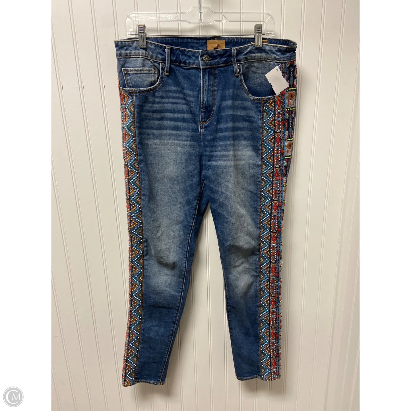 Jeans Straight By Driftwood In Blue Denim, Size: 14