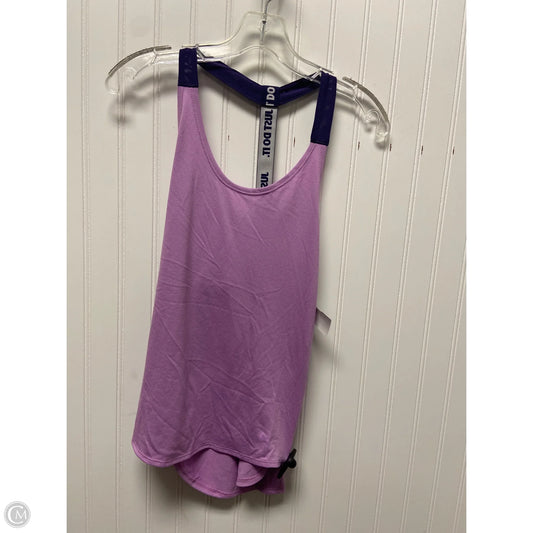 Athletic Tank Top By Nike In Purple, Size: Sp