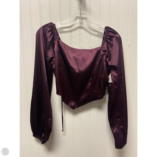 Top Long Sleeve By Altard State In Purple, Size: Sp