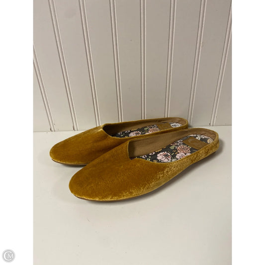 Shoes Flats By Gianni Bini In Yellow, Size: 8.5