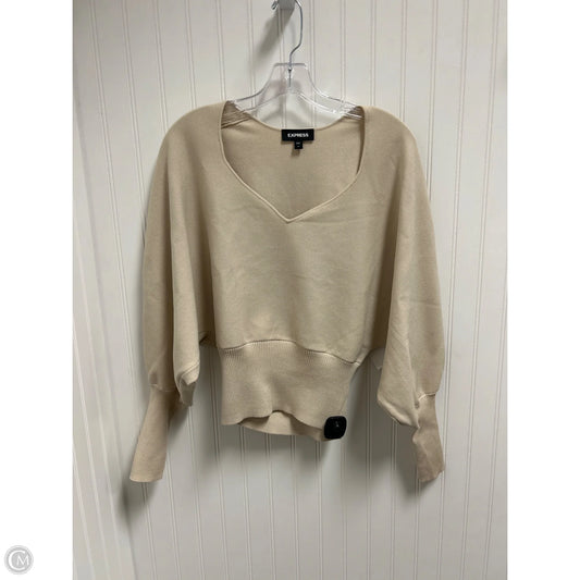 Sweater By Express In Beige, Size: S