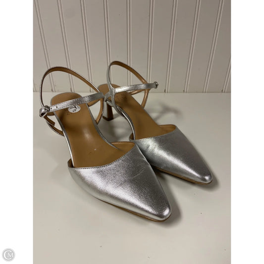 Shoes Heels Kitten By Naturalizer In Silver, Size: 7.5