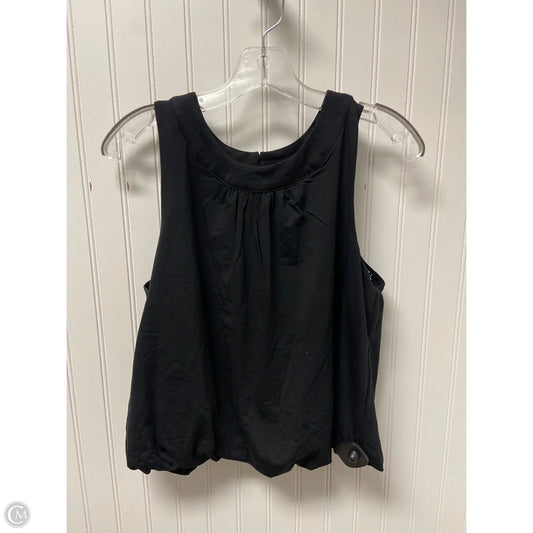 Top Sleeveless Basic By Lands End In Black, Size: S