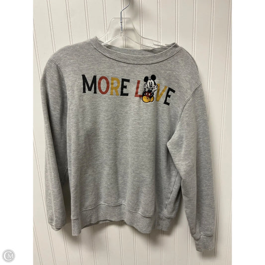 Sweater By Disney In Grey, Size: S