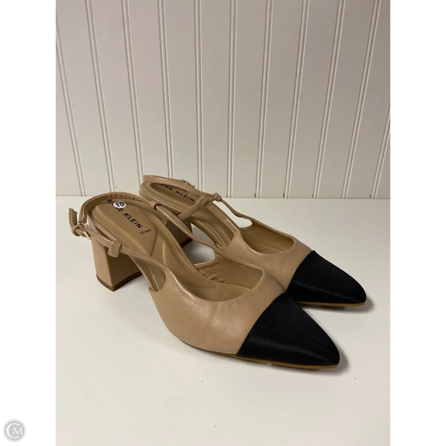 Shoes Heels Block By Anne Klein In Beige, Size: 10