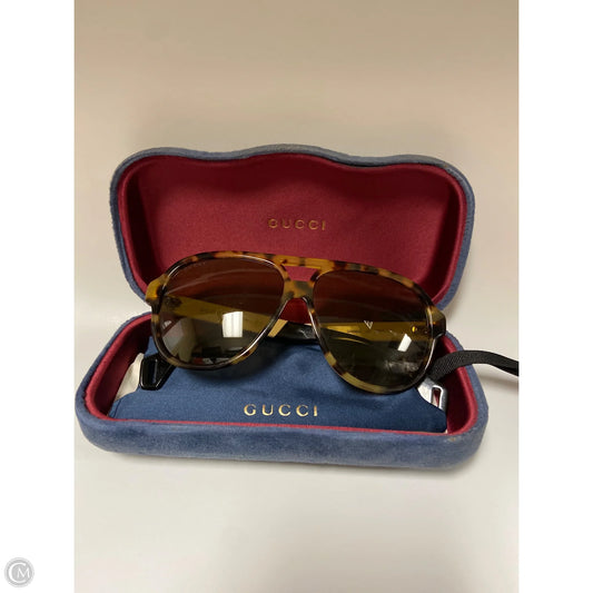 Sunglasses Luxury Designer By Gucci, Size: Large