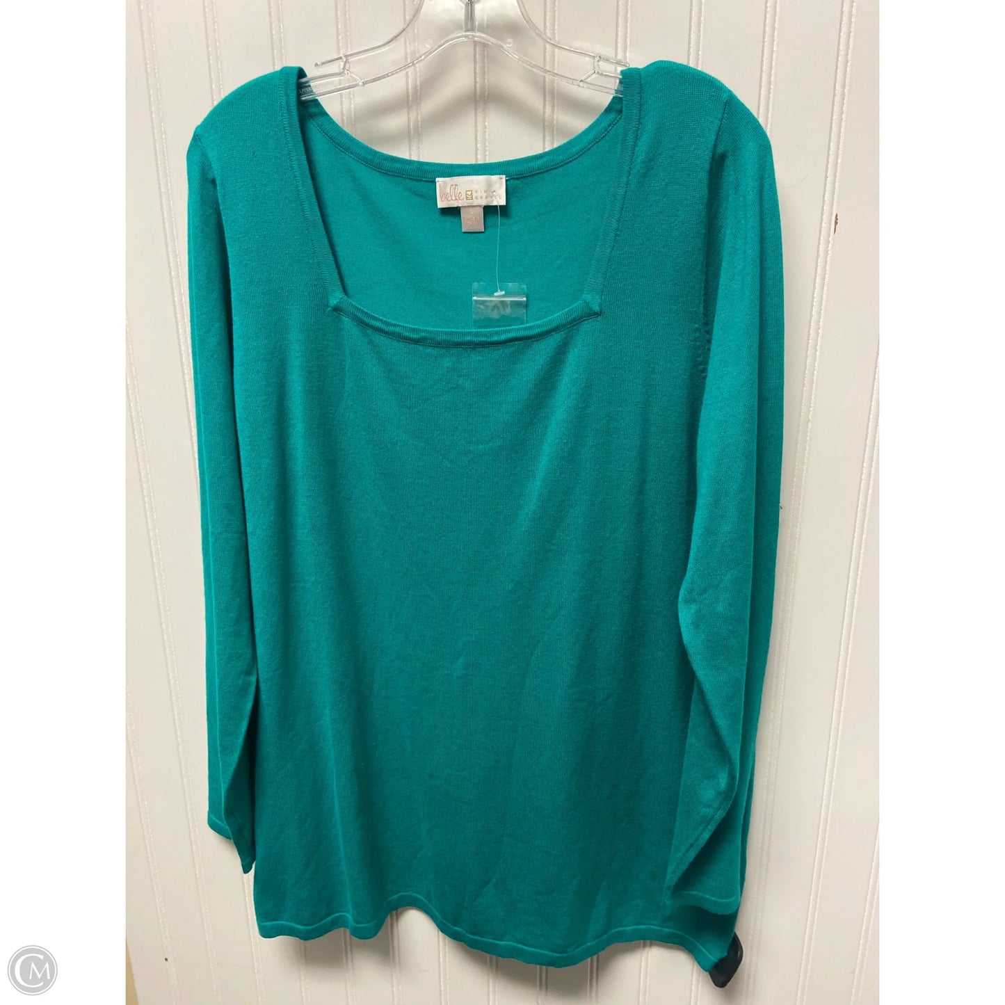 Sweater By Clothes Mentor In Green, Size: L
