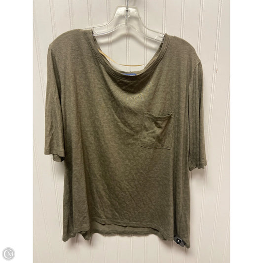 Top Short Sleeve Basic By Democracy In Green, Size: L