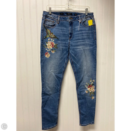 Jeans Straight By Miss Me In Blue Denim, Size: 14