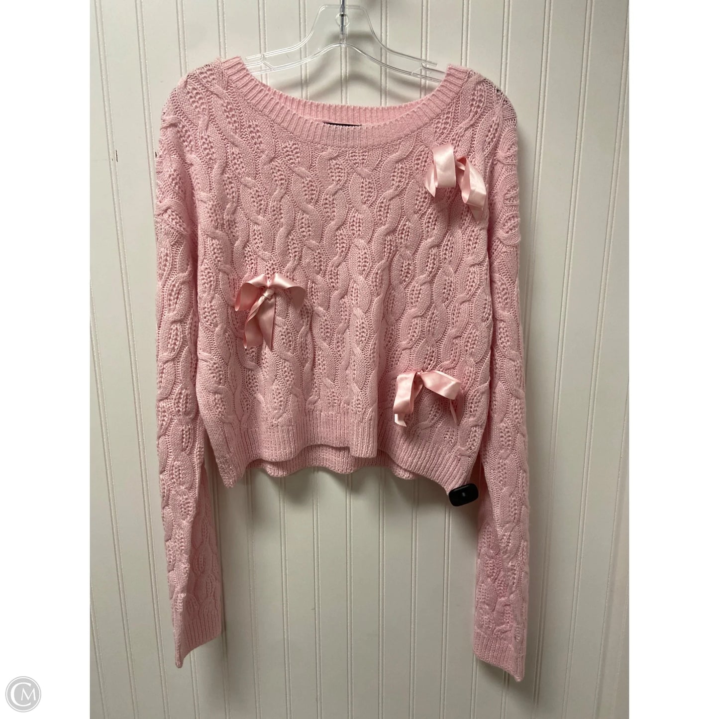 Sweater By Clothes Mentor In Pink, Size: Xl