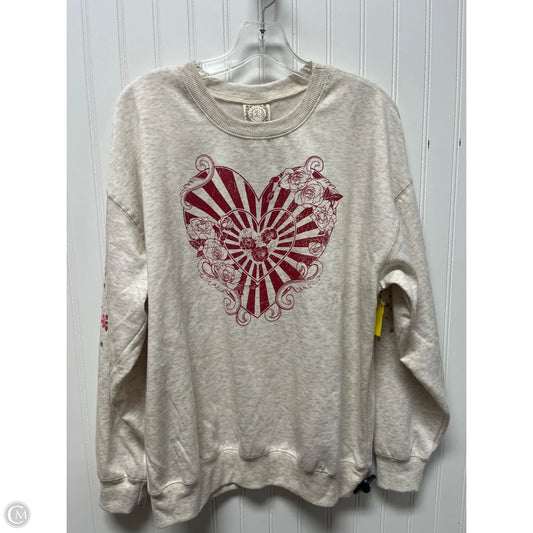 Sweater By Clothes Mentor In Beige, Size: L